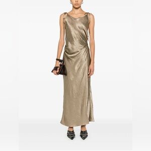 Acne Studios Crinkled Satin Dress